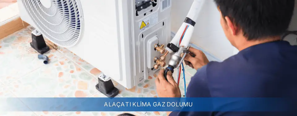 Alaçatı İlçemi Demirdöküm Klima Gaz Dolumu